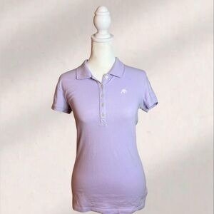 2000s y2k Aeropostale Light Purple Short Sleeve Polo